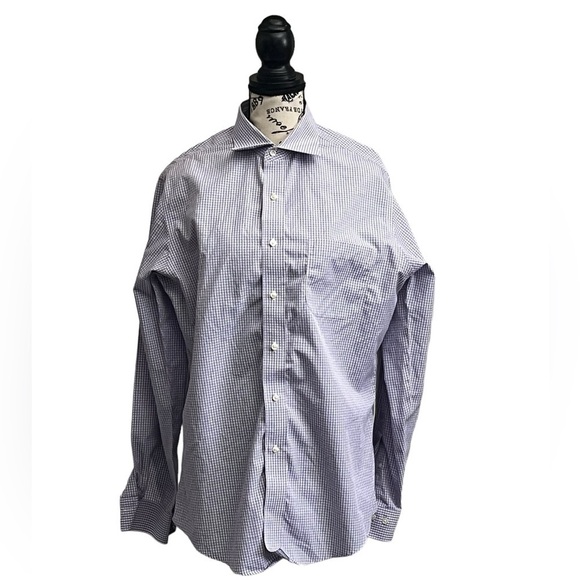 Brooks Brothers Mens Non Iron Supima Cotton Multi Color Plaid Check Button Up 34 - Picture 1 of 10
